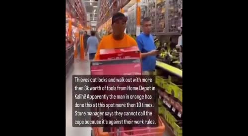 ONE Man Has Robbed This Single Home Depot Of Over $30k in Merchandise And KEEPS RETURNING!