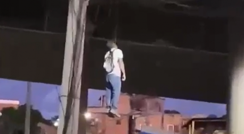 Hanging On The Overpass In Belo Horizonte, BR