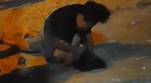 Barrio Girls Fight Over A Man