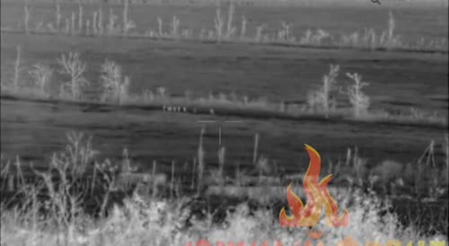 Elimination of eight Ukrainian militants using an anti-tank missile