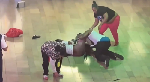 Wild Vegas Mall Brawl