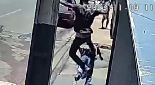Poor Bastard Killed With A Flying Kick Over A Banana