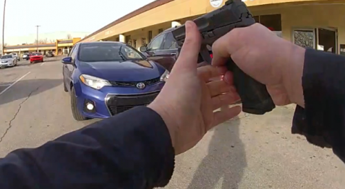 Columbus sergeant getting hit by stolen vehicle, firing shots at suspect
