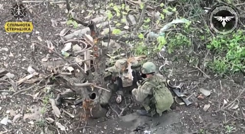 Soldier suffers after taking a direct hit