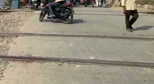 Hit by train