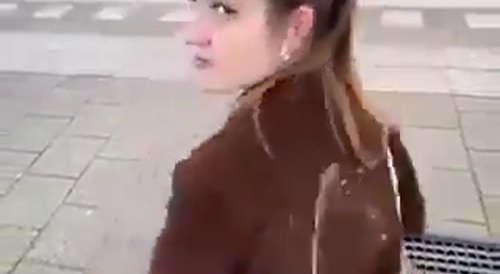 Migrant records himself pissing on woman in France